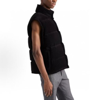 Prada Black Corduroy Down Jacket view 10