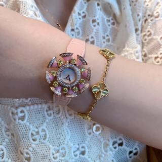 Bulgari Divas' Dream Rose Gold Amethyst Diamond Watch view 4