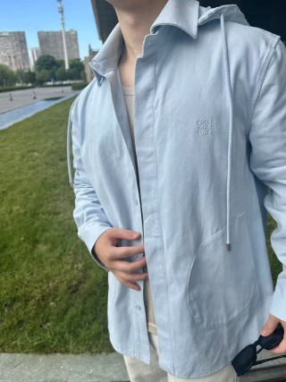 Loewe White Hooded Zip Jacket view 11