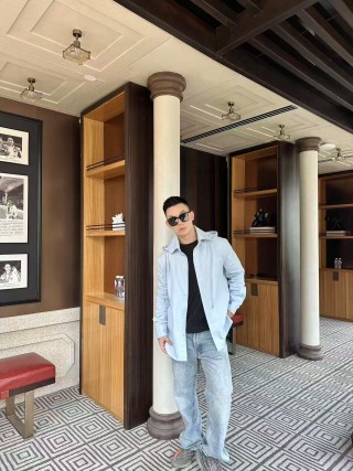 Loewe White Hooded Zip Jacket view 3