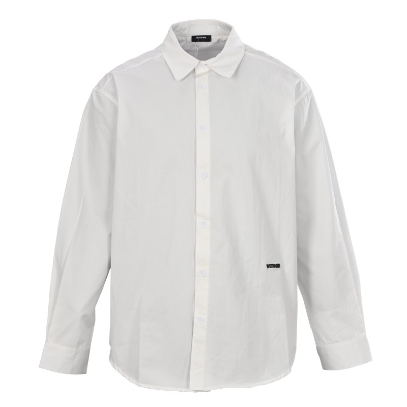 Oversized White Button-Up Shirt view