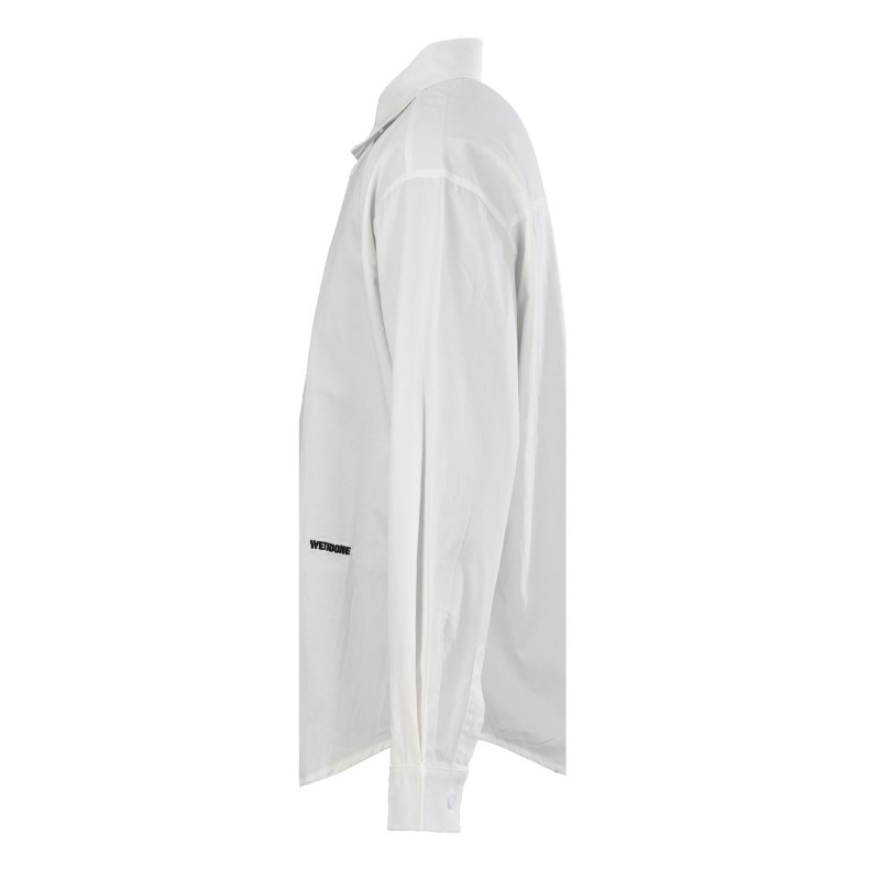 Oversized White Button-Up Shirt view