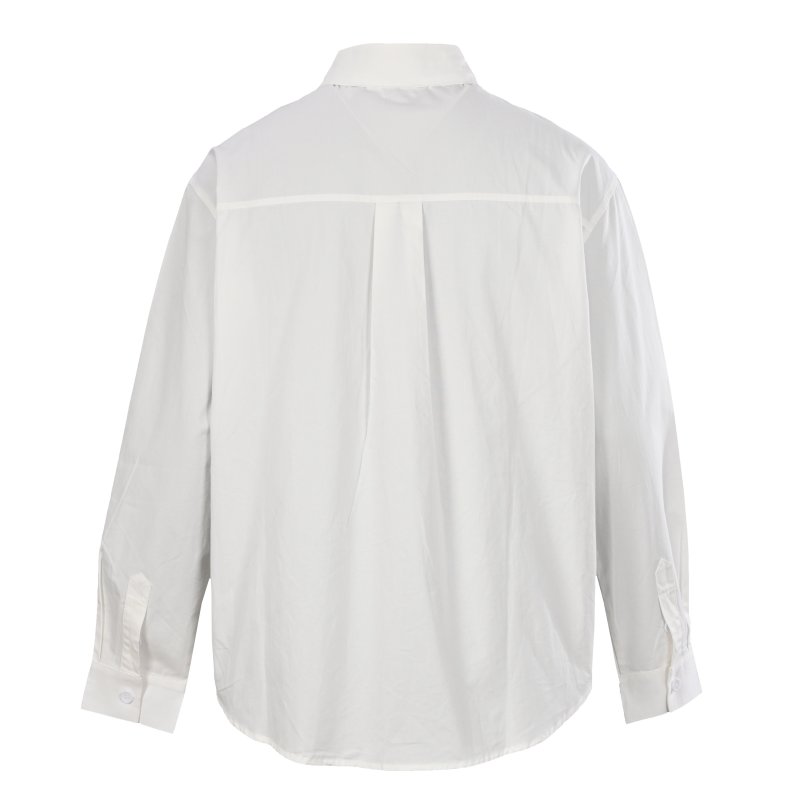 Oversized White Button-Up Shirt view