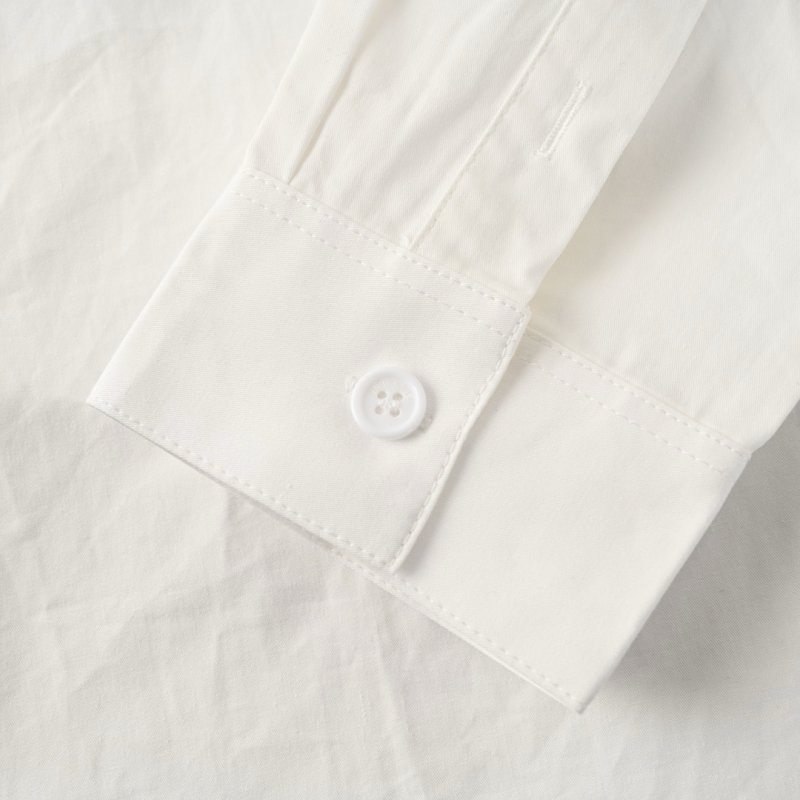 Oversized White Button-Up Shirt view