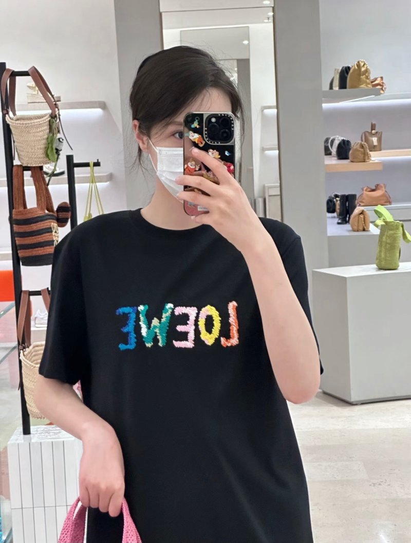 Black Colorful Gradient Logo Short Sleeve T-Shirt view