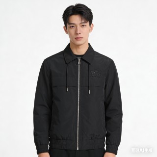 The North Face Black Zip Harrington Jacket