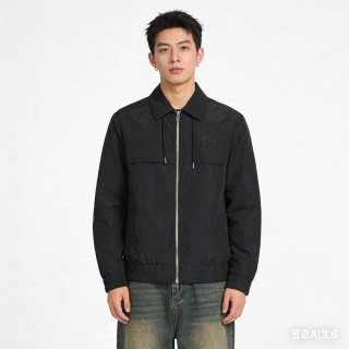 The North Face Black Zip Harrington Jacket view 5