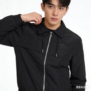 The North Face Black Zip Harrington Jacket view 8