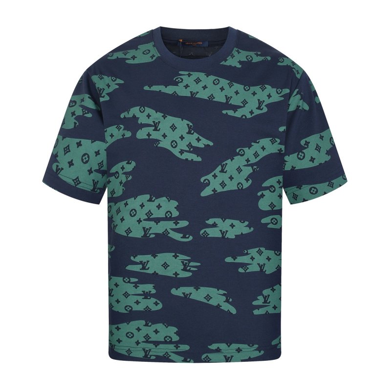 Mint Crocodile Print Short Sleeve T-Shirt Black view