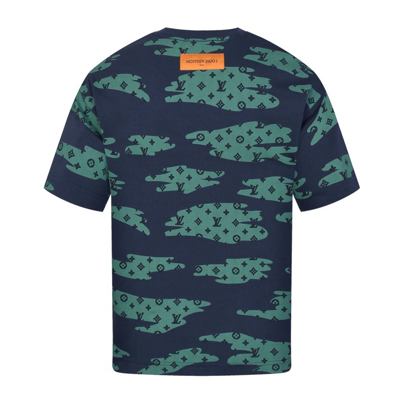 Mint Crocodile Print Short Sleeve T-Shirt Black view