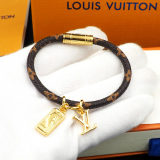 Louis Vuitton x NBA Hang It Monogram Canvas Bracelet Gold view 3