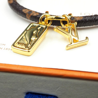 Louis Vuitton x NBA Hang It Monogram Canvas Bracelet Gold view 5