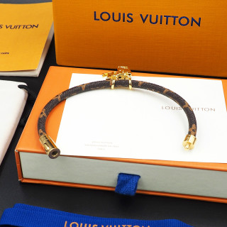 Louis Vuitton x NBA Hang It Monogram Canvas Bracelet Gold view 6