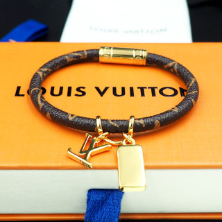 Louis Vuitton x NBA Hang It Monogram Canvas Bracelet Gold view 9