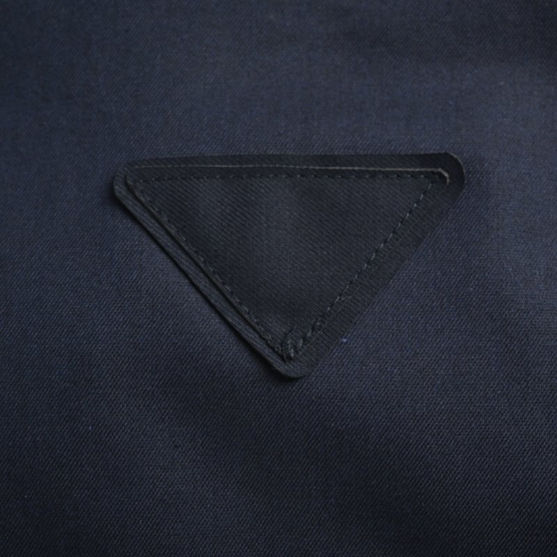 Black Zip-Up Jacket with Contrast Piping view