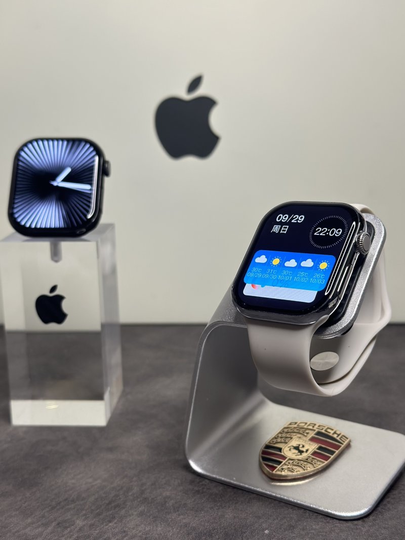 Apple Watch S10 46mm Titanium Silver Replica view