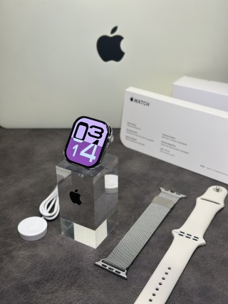 Apple Watch S10 46mm Titanium Silver Replica view 5