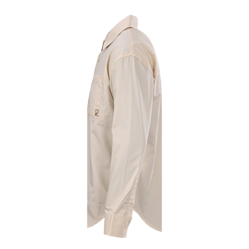 Premium White Long Sleeve Button-Up Shirt view