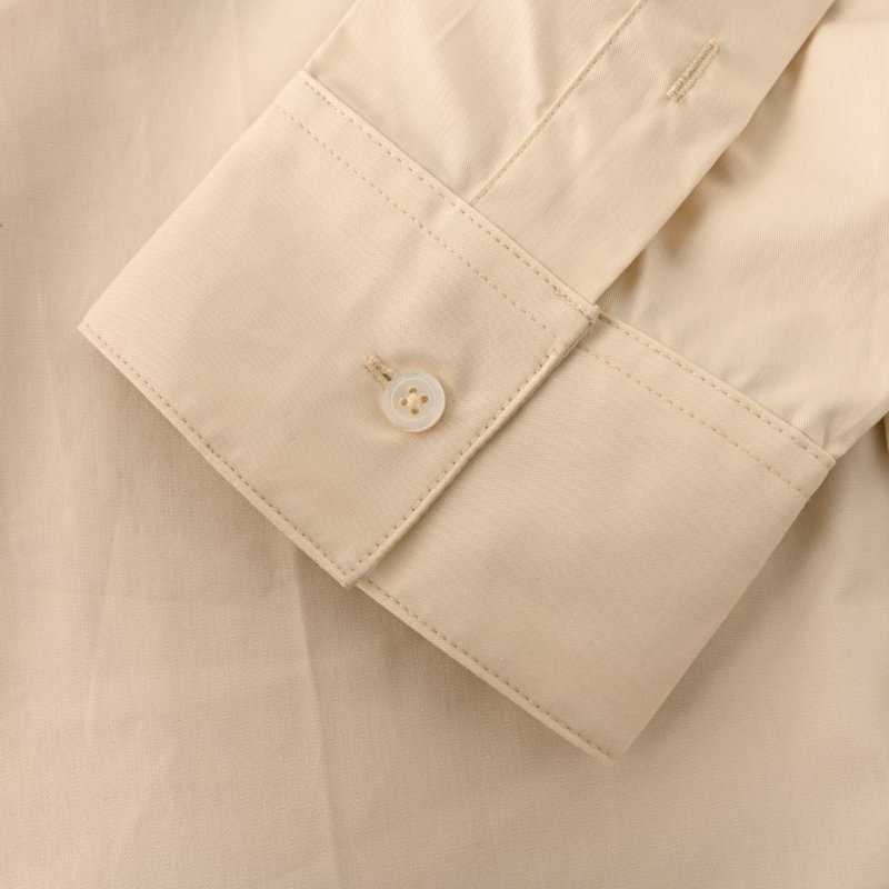 Premium White Long Sleeve Button-Up Shirt view
