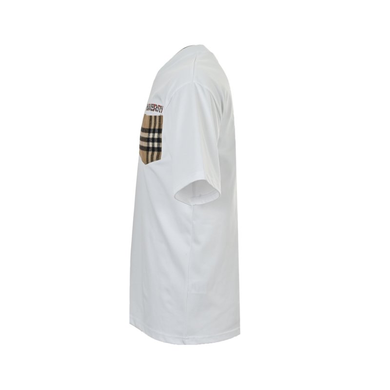 Burberry Check Pocket White T-Shirt view