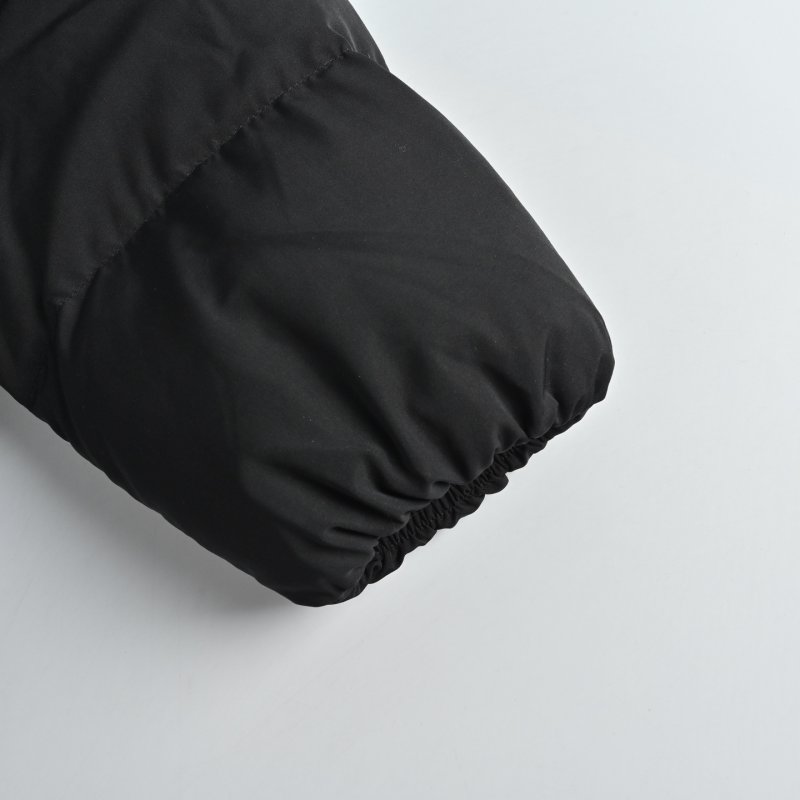 Black Puffer Down Jacket – Lightweight Winter Coat view