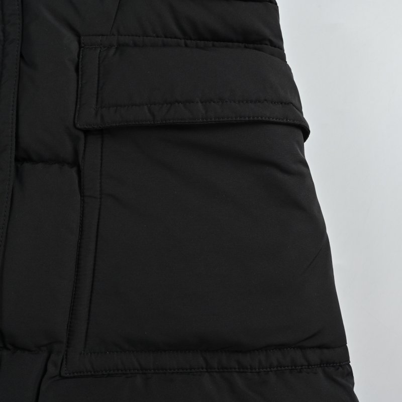 Black Puffer Down Jacket – Lightweight Winter Coat view