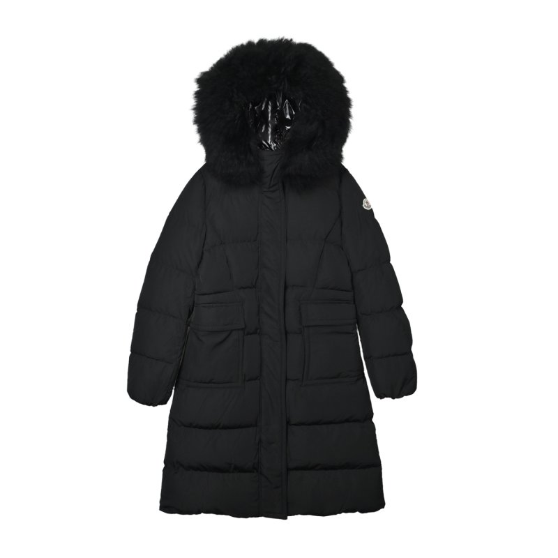 Black Puffer Down Jacket – Lightweight Winter Coat view