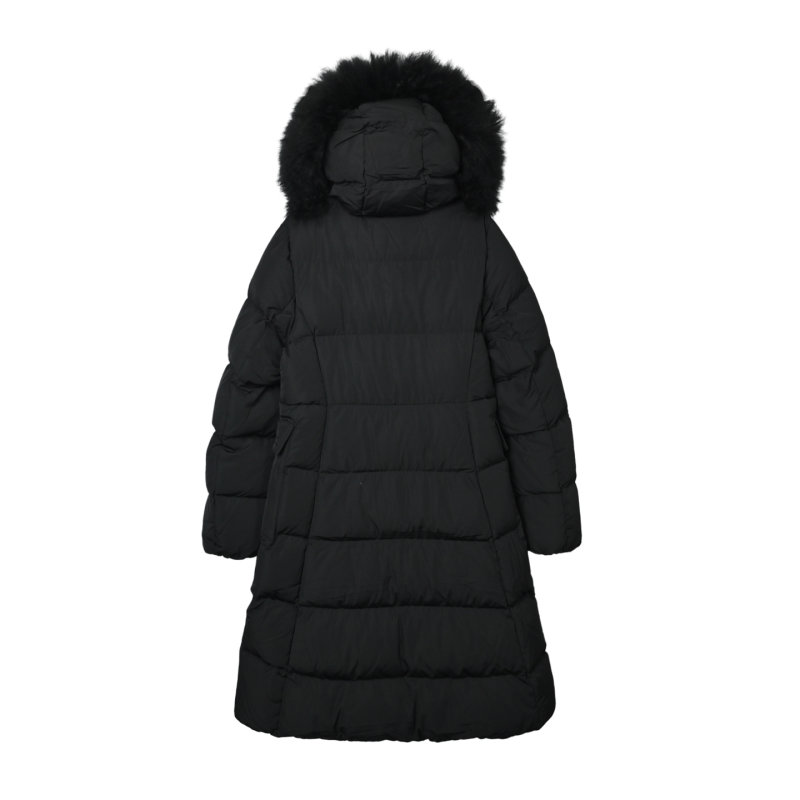 Black Puffer Down Jacket – Lightweight Winter Coat view