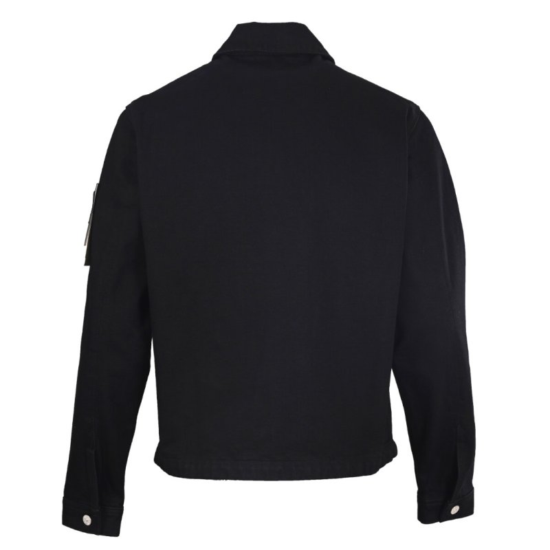 Stone Island Black Compass Badge Overshirt Jacket view
