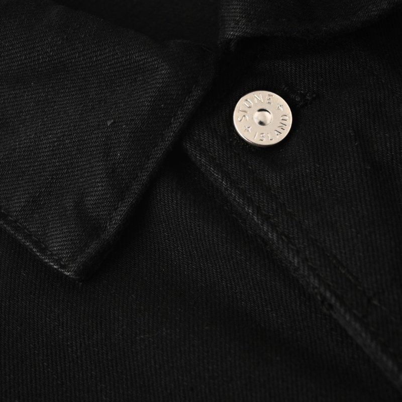 Stone Island Black Compass Badge Overshirt Jacket view