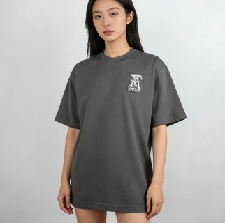 Louis Vuitton Monogram Logo Oversized T-Shirt Charcoal Grey