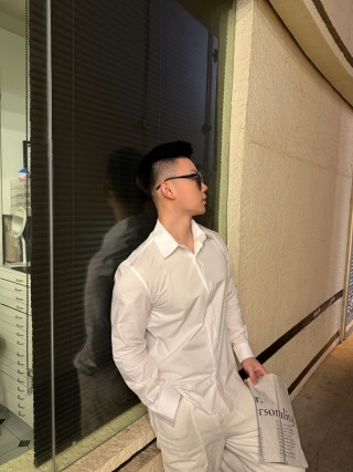 Dior White Long Sleeve Dress Shirt view 7