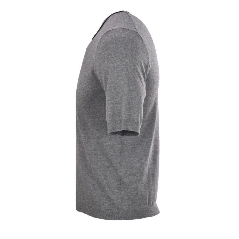 Loewe Charcoal Grey Ribbed Crew Neck T-Shirt view