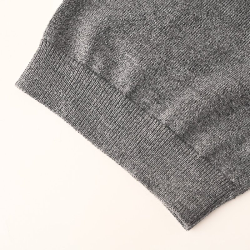 Loewe Charcoal Grey Ribbed Crew Neck T-Shirt view