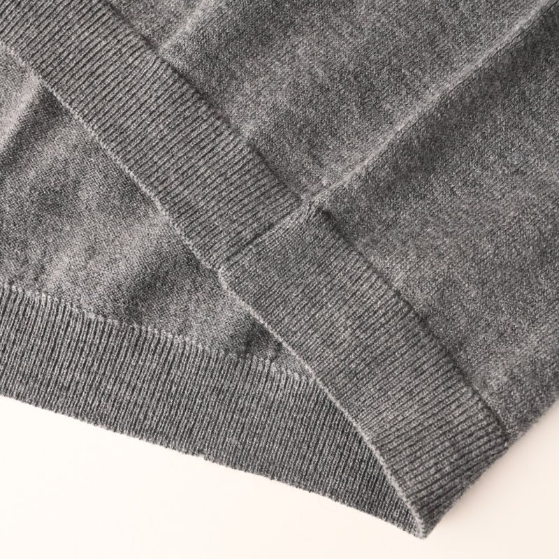 Loewe Charcoal Grey Ribbed Crew Neck T-Shirt view