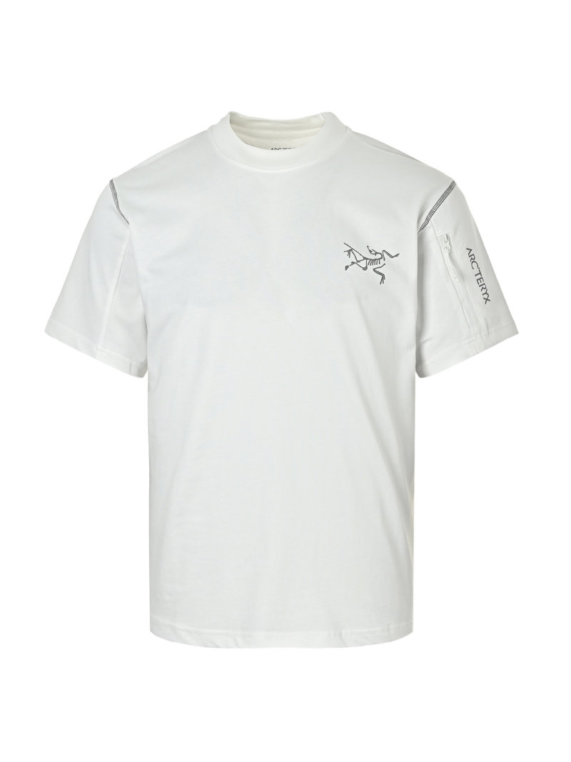 Arcteryx Beige Graphic Logo Short Sleeve T-Shirt view