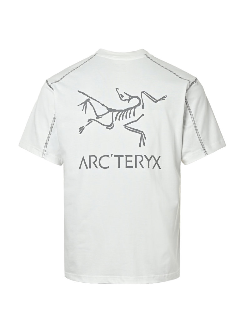 Arcteryx Beige Graphic Logo Short Sleeve T-Shirt view