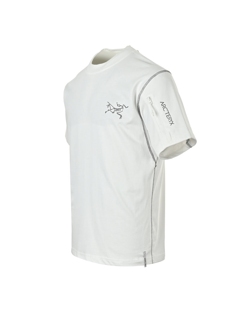 Arcteryx Beige Graphic Logo Short Sleeve T-Shirt view