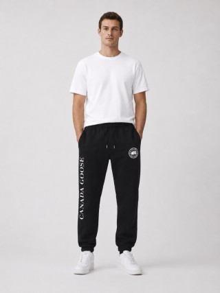 Canada Goose Black Logo Sweatpants view 4