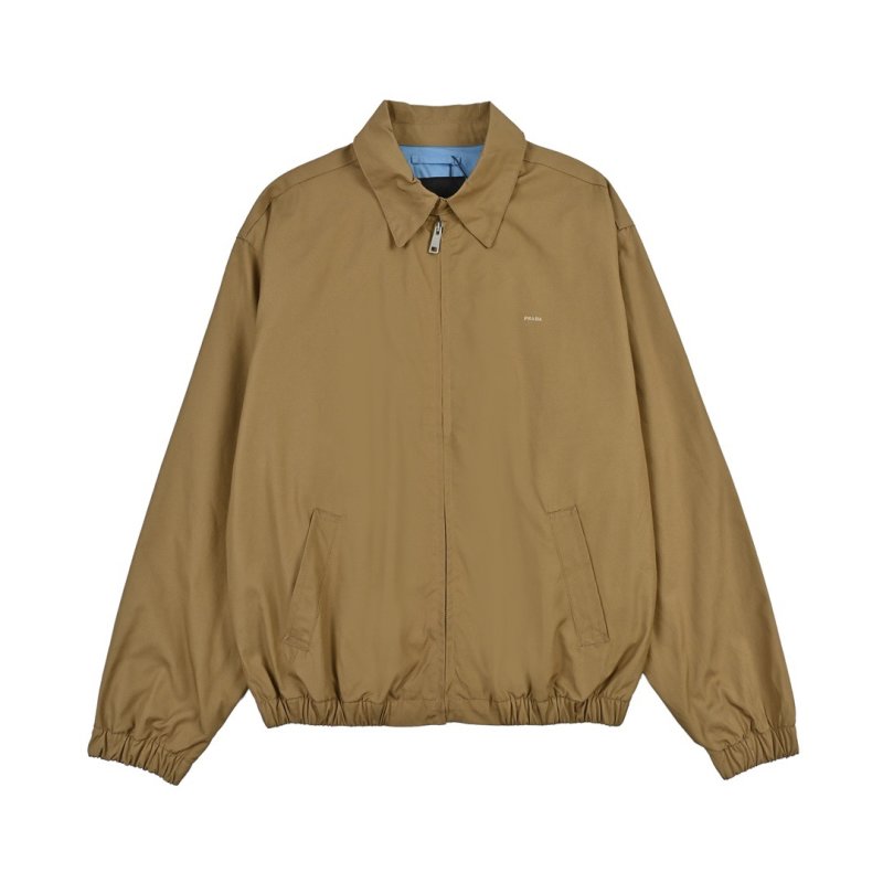 Essentials Fear of God Gold Nylon Bomber Jacket view