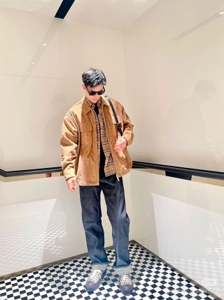 Vintage Tan Corduroy Overshirt Jacket view 6