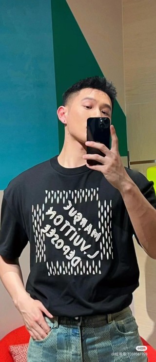 Black Graphic Print Short Sleeve T-Shirt view 5