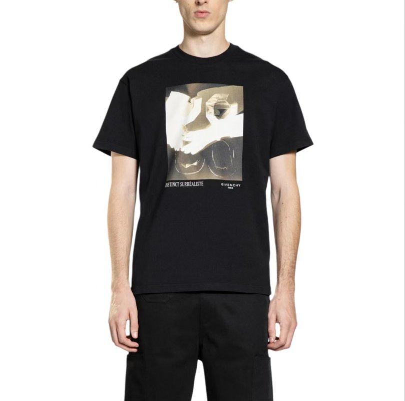 Givenchy Distinct Surréaliste Black T-Shirt view