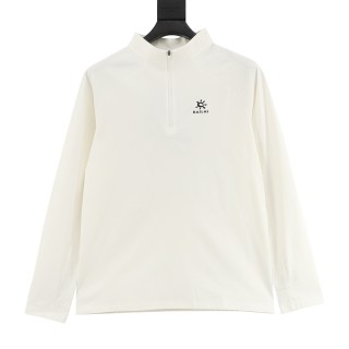 Kailas Men's Half-Zip Mock Neck Sweatshirt - Cream view 1
