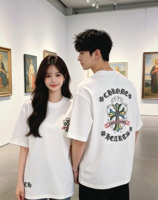 Chrome Hearts Cross Logo White T-Shirt view 7