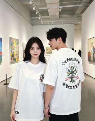 Chrome Hearts Cross Logo White T-Shirt view 8