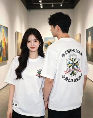 Chrome Hearts Cross Logo White T-Shirt view 9