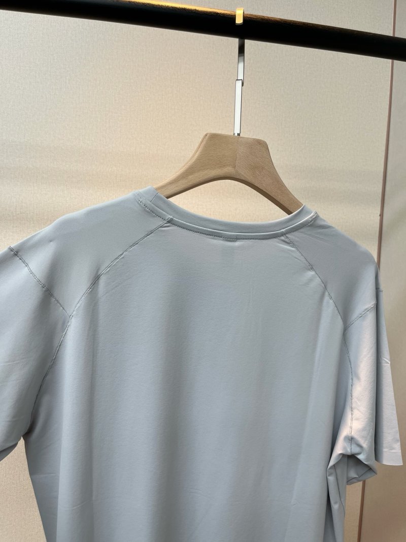 Descente Short-Sleeve Polo Shirt - Gray Blue view