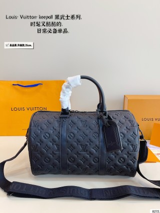 Louis Vuitton Keepall Black Monogram Duffle Bag view 1