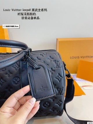 Louis Vuitton Keepall Black Monogram Duffle Bag view 2